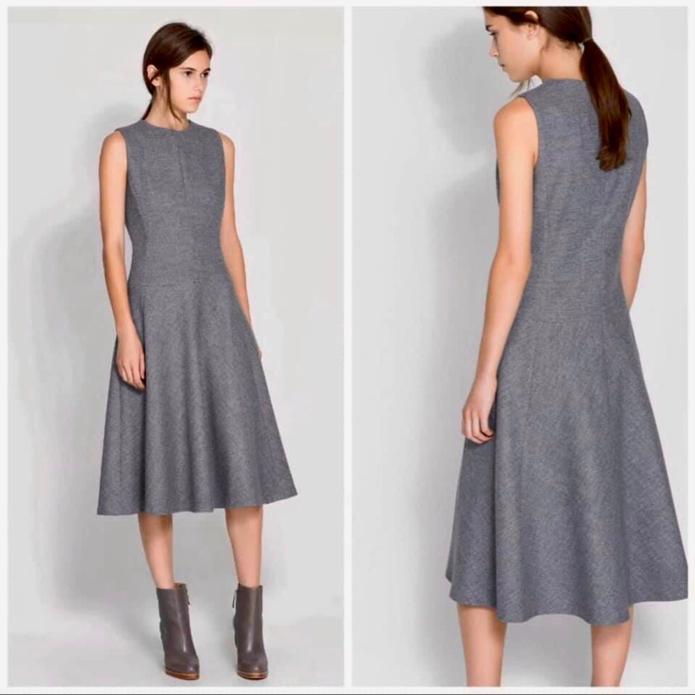 NWT Zara Woman Wool Blend Midi dress